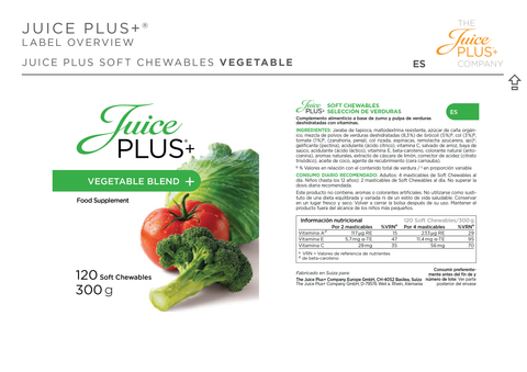 Soft Selección de Frutas y Verduras  (Healthy Starts 4-12)